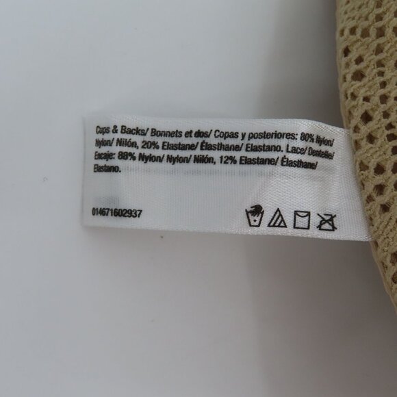 Maidenform 36B Custom Lift T Back Bra 09649 Solid Beige Underwire Front Closure - Picture 9 of 12